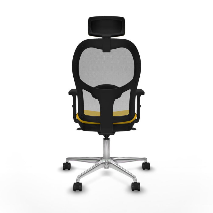 Piqueras y Crespo Chaise de Bureau Jorquera avec Appui-tête Jaune Piqueras y Crespo Chaise de Bureau Jorquera avec Appui-tête Jaune