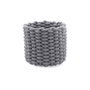 Vinthera Panier Moa 23x21 cm Gris en Textile