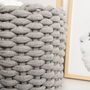 Panier décoratif Vinthera Moa Coton Gris 23 x 21 cm