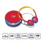 Lenco CD-021KIDS Lecteur CD portable multicolore avec casque
