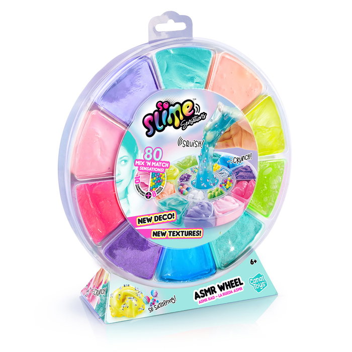 Canal Toys New Slime Wheel 10 Compounds Ssc256 - Roue à Slime avec 10 Composés et Décorations pour Expériences Sensorielles - Jouet Créatif Enfant Dès 6 Ans Canal Toys New Slime Wheel 10 Compounds Ssc256 - Roue à Slime avec 10 Composés et Décorations pour Expériences Sensorielles - Jouet Créatif Enfant Dès 6 Ans