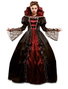 My Other Me - Déguisement adulte femme vampire de luxe taille S - Robe avec jupon et col - 100% polyester