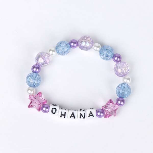 CERDÁ - Kit de bijoux 3 pièces Stitch (bracelet, collier et diadème) 12.5 x 19.0 x 1.0 cm - Dès 3 ans