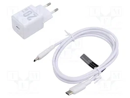 VENTION Chargeur USB blanc 20W avec technologie GaN et USB C Power Delivery