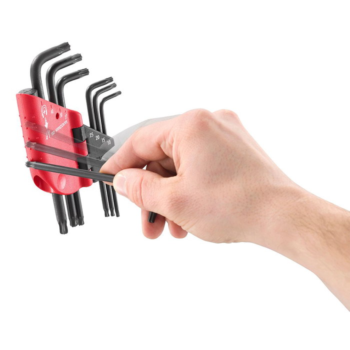 Facom Jeu de 7 clés Torx en L à extrémité sphérique Facom Jeu de 7 clés Torx en L à extrémité sphérique