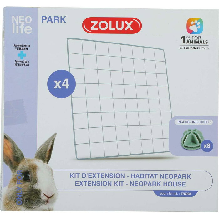 Zolux Kit d'extension Neo Park Lapin - 4 grilles