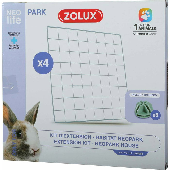 Zolux Kit d'extension Neo Park Lapin - 4 grilles