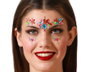 Atosa Joyas Faciales Floral Multicolor con Pedrería
