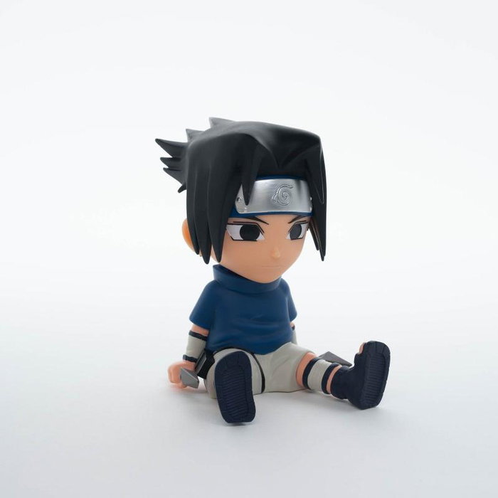 Plastoy Hucha Sasuke Uchiha 14 cm - Tirelire Naruto en résine avec fente pour pièces