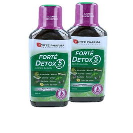 Forté Pharma Forté Detox 5 Organes Duo Action Globale 2 x 500 ml Complément Alimentaire