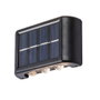 RABALUX Applique Murale Extérieure Solaire Kangton LED 1,2W Noir