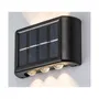 RABALUX Applique Extérieure Solaire Kangton LED 1.2W 8Lm 3000K IP44 Noir Plastique RAB-77024