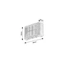 RABALUX Applique Extérieure Solaire Kangton LED 1.2W 8Lm 3000K IP44 Noir Plastique RAB-77024