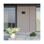RABALUX Applique Extérieure Solaire Kangton LED 1.2W 8Lm 3000K IP44 Noir Plastique RAB-77024