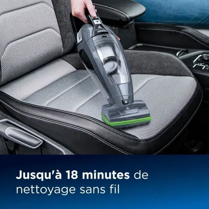 Bissell Aspirateur Portable sans Fil 2278N Pet Hair Eraser, pour Poils d'Animaux, avec Brosse Rotative et sans Sac