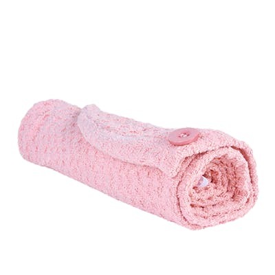 Bifull Serviette Turban en Microfibre Rose African Towel