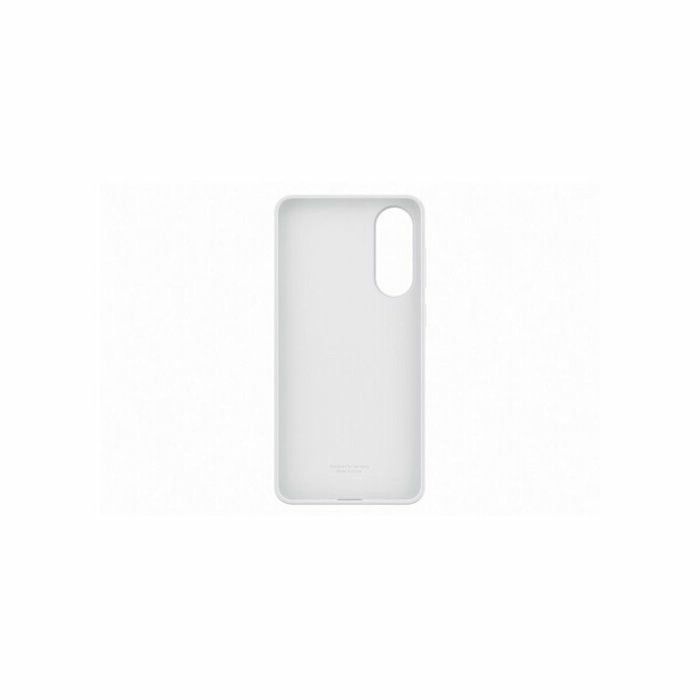 Samsung Coque en silicone ultra fine Gris clair pour Samsung Galaxy S25 Edge