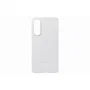 Samsung Coque de protection en silicone ultra fine Gris clair pour Samsung Galaxy S25 Edge