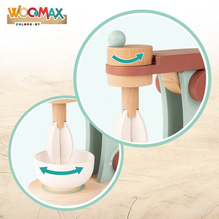 Mixeur en jouet Woomax 10 x 18 x 17 cm (6 Unités)