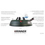 Krinner Ultra Grip+ XXL Support de sapin de Noël 4,0 m / 17 cm / 11 L