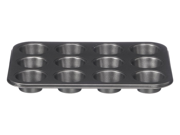 KINVARA Moule rectangulaire acier 12 trous gris