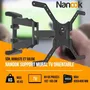 NANOOK Support mural orientable et inclinable pour téléviseurs 40 à 65 pouces (LCD, LED, QLED, OLED) - Rotation 60°, inclinaison 5°-12°, charge max 45 kg