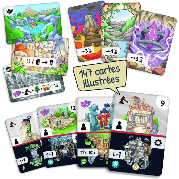 Lisciani Giochi Mu : L'Ultime Épreuve - Jeu de stratégie de gestion de civilisation