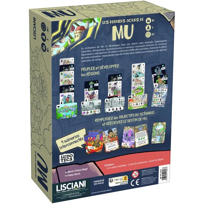 Lisciani Giochi Mu : L'Ultime Épreuve - Jeu de stratégie de gestion de civilisation