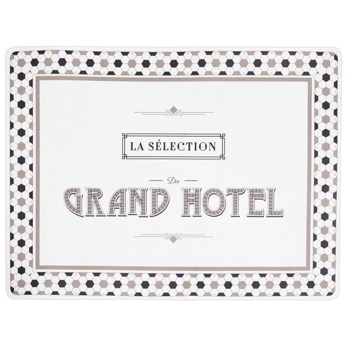 Home Deco Factory Set de table individuel Grand Hotel 40x30 cm Home Deco Factory Set de table individuel Grand Hotel 40x30 cm