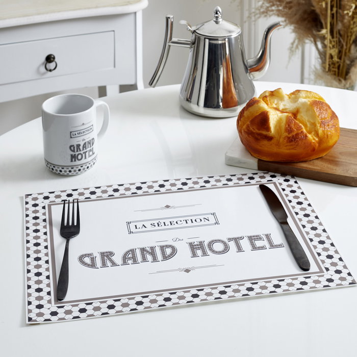 Home Deco Factory Set de table individuel Grand Hotel 40x30 cm Home Deco Factory Set de table individuel Grand Hotel 40x30 cm