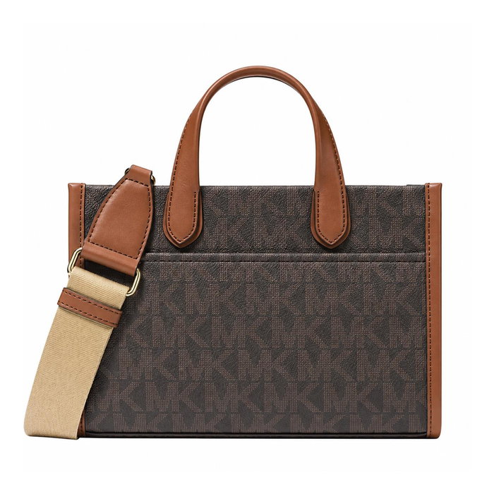 Michael Kors Sac GIGI 38T5G3GM5B-BRN-LUGGAGE Marron en Toile