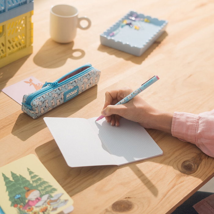 Moomin - Set de rangement portable + stylo et crayon, hauteur 45 cm, largeur 97 cm, longueur 240 cm