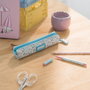 Moomin - Set de rangement portable + stylo et crayon, hauteur 45 cm, largeur 97 cm, longueur 240 cm
