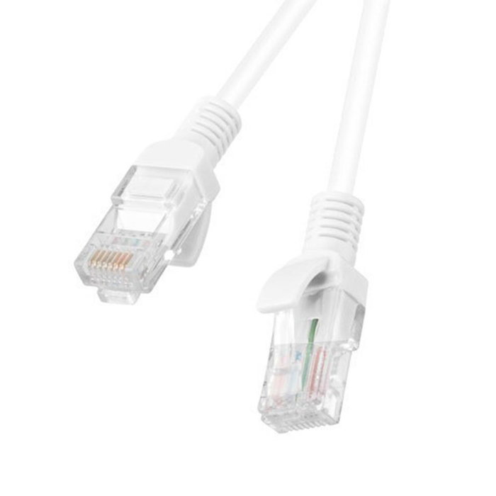 Lanberg Câble Réseau Catégorie 6 (Cat. 6) U/UTP Blanc 3 mètres - Câble Ethernet 300 cm pour Haute Vitesse - Latiguillo Lanberg Câble Réseau Catégorie 6 (Cat. 6) U/UTP Blanc 3 mètres - Câble Ethernet 300 cm pour Haute Vitesse - Latiguillo