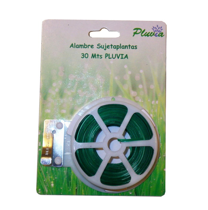 PLUVIA Bobine de fil de fer plastifié vert 30 m PL-X4B PLUVIA Bobine de fil de fer plastifié vert 30 m PL-X4B