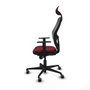 Piqueras y Crespo Chaise de Bureau avec Appui-tête 1D036G1 Bordeaux