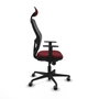 Piqueras y Crespo Chaise de Bureau avec Appui-tête 1D036G1 Bordeaux