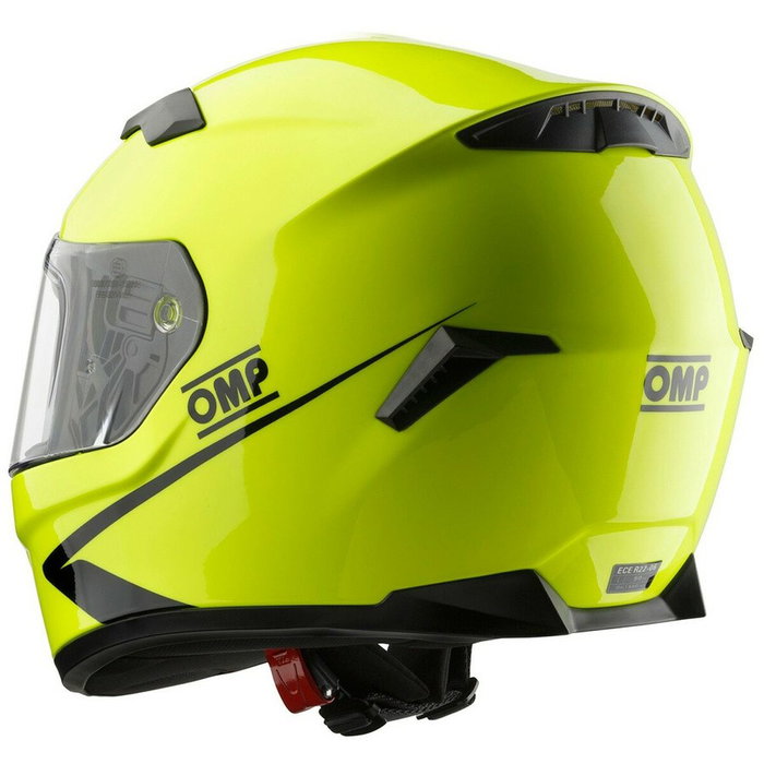 OMP Casque Circuit EVO 2 Jaune fluo Taille S