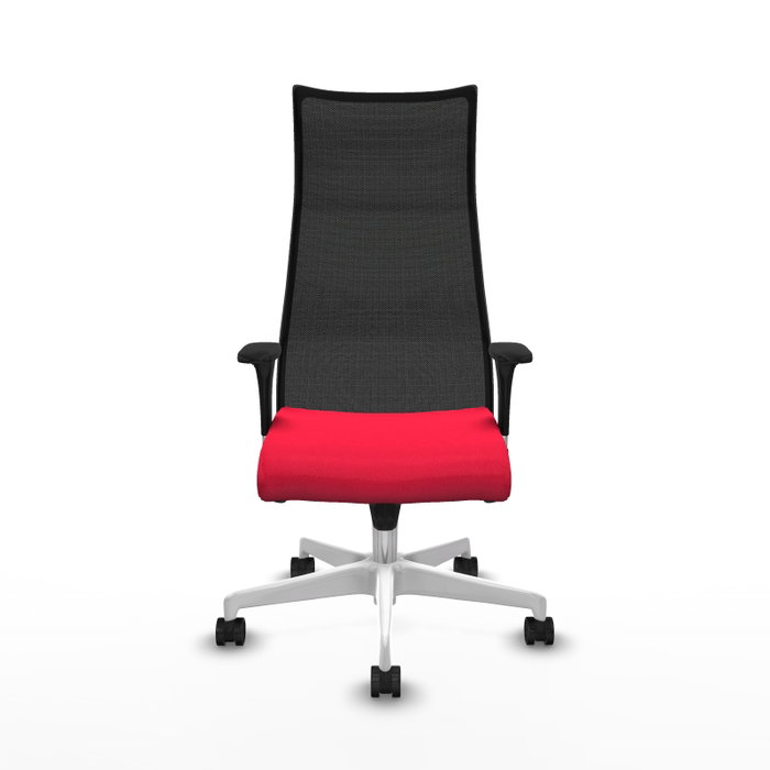 Piqueras y Crespo Chaise de Bureau Albacete Rouge et Noire