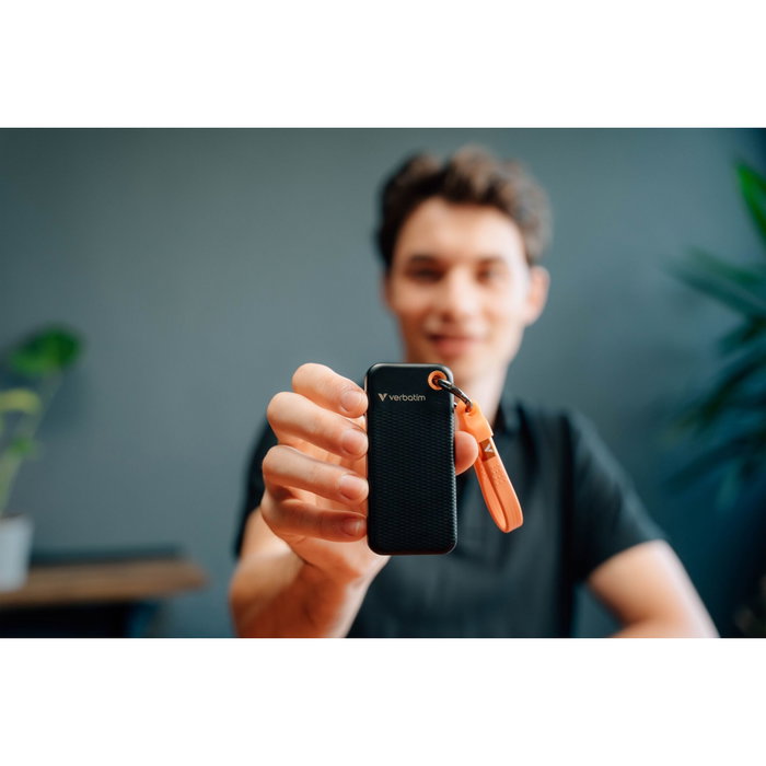 Verbatim Pocket SSD USB 3.2 1 To - Noir / Orange
