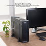 Tooq TQC-3008U3CD Boîtier PC Slim Micro-ATX Noir avec Alimentation 500W SFX USB 3.0
