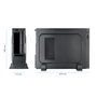 Tooq TQC-3008U3CD Boîtier PC Slim Micro-ATX Noir avec Alimentation 500W SFX USB 3.0