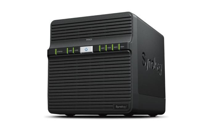 Synology DS423 Serveur NAS 4 baies, 2 Go RAM, Noir Synology DS423 Serveur NAS 4 baies, 2 Go RAM, Noir