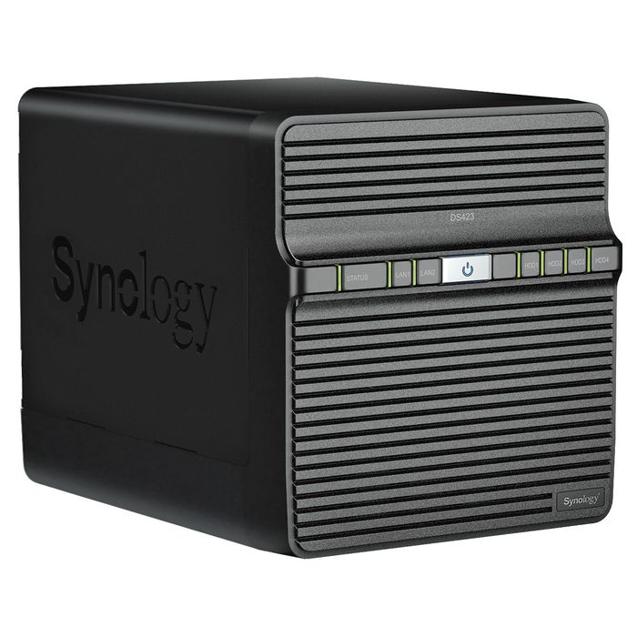 Synology DS423 Serveur NAS 4 baies, 2 Go RAM, Noir Synology DS423 Serveur NAS 4 baies, 2 Go RAM, Noir