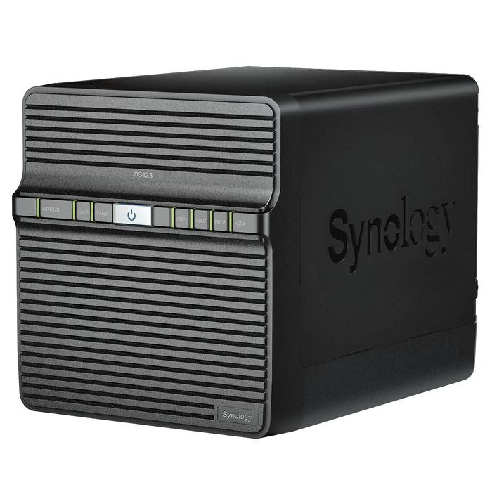 Synology DS423 Serveur NAS 4 baies, 2 Go RAM, Noir Synology DS423 Serveur NAS 4 baies, 2 Go RAM, Noir