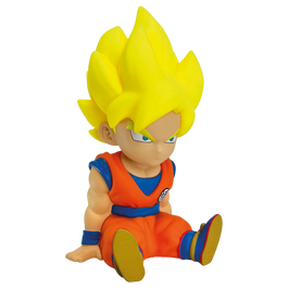 PLASTOY Figurine Tirelire Son Goku Super Saiyan Dragon Ball Super 15 cm en PVC - Collection Dragon Ball