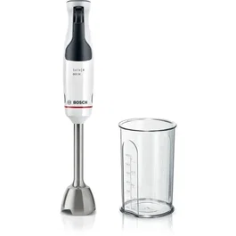 Bosch MSM4W410 Mixeur Plongeant ErgoMaster 800W à Levier à Gâchette et Turbo avec 4 Lames QuattroBlade - Facile et Confortable