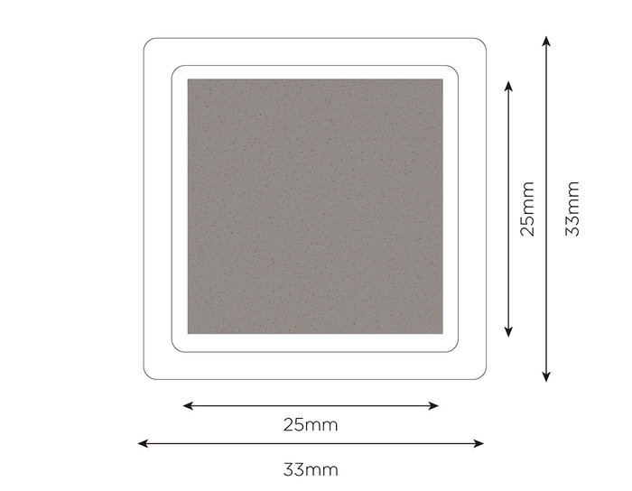 Tsukineko VERSACRAFT Tampon encreur textile couleur forêt 33x33mm