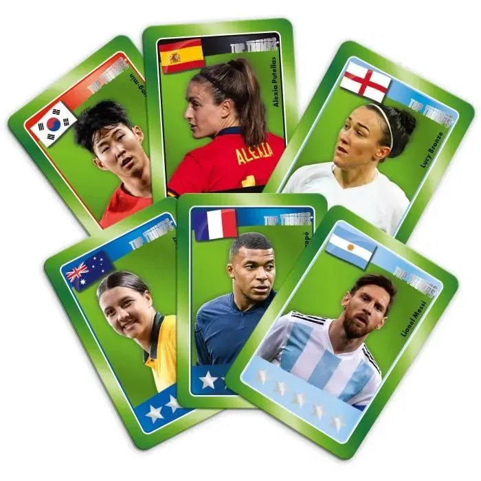 Winning Moves MATCH World Football Stars 2025 - Jeu de société de football et stratégie pour enfants de 4 ans et plus, pour 2 joueurs ou plus