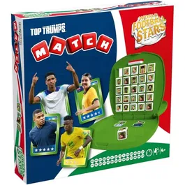 Winning Moves MATCH World Football Stars 2025 - Jeu de société de football et stratégie pour enfants de 4 ans et plus, pour 2 joueurs ou plus